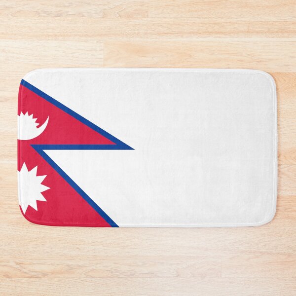Item preview, Classic Nepal National Flag - Unique Non-Rectangular Pride designed and sold by NTGUILTY.