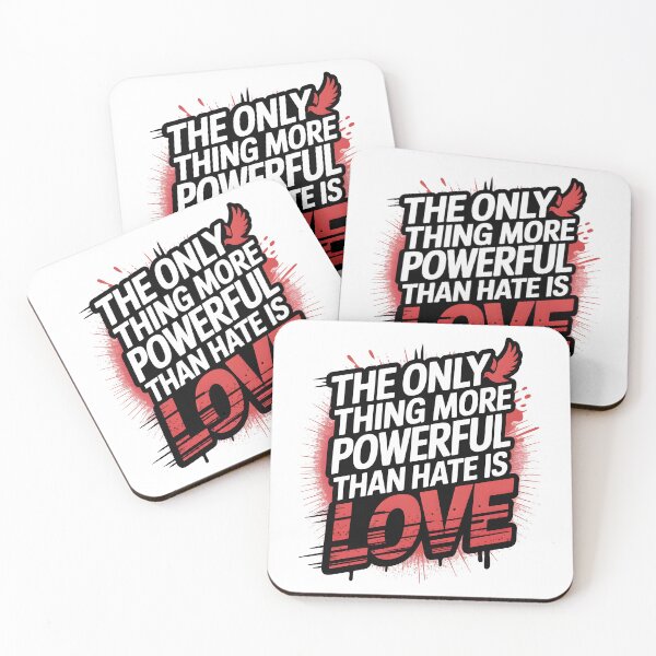 Item preview, The Only Thing More Powerful Than Hate Is Love designed and sold by Uglyandcute.