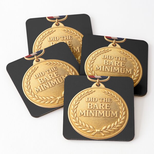 Item preview, Gold Medal "Did The Absolute Minimum" designed and sold by ChemiroL.