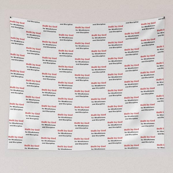 Item preview, Built by God for Mindfulness and Discipline designed and sold by DaystarRising.