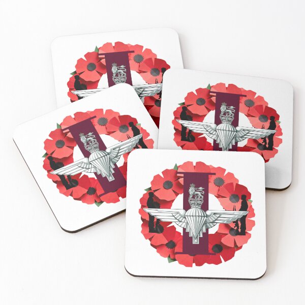 Item preview, 1 Para Parachute Regiment Remembrance Poppy Wreath designed and sold by Bootneckstore.