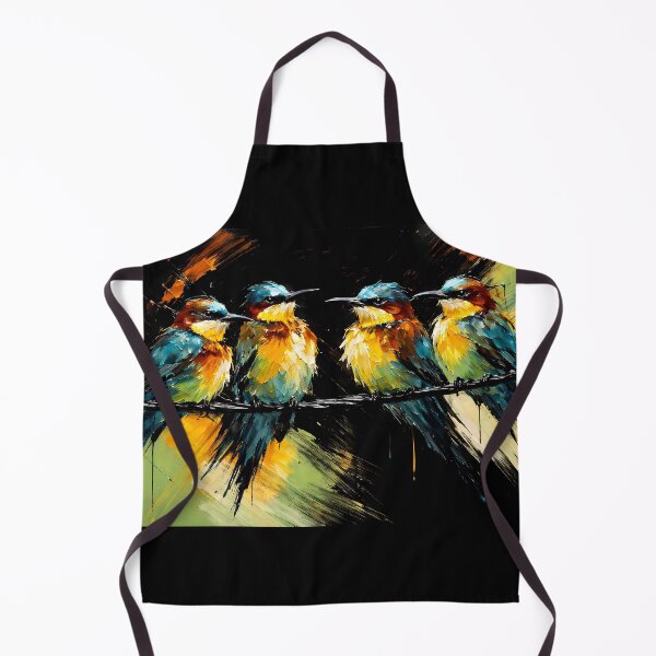 Item preview, Five Colorful Birds on a Wire designed and sold by cuprum.