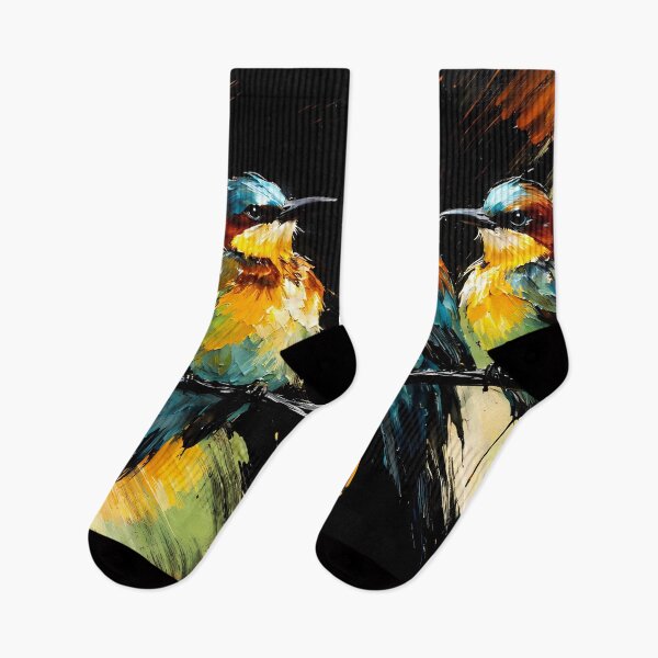 Item preview, Five Colorful Birds on a Wire designed and sold by cuprum.