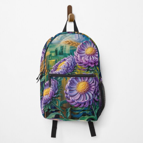 Item preview, Purple asters,style Van Gogh. designed and sold by elegantpaterns.