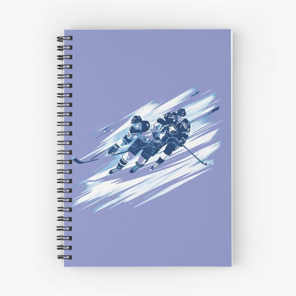 Item preview, Two Hockey Players Battle on Ice - Sports Action Art. designed and sold by LunaPrintCo.