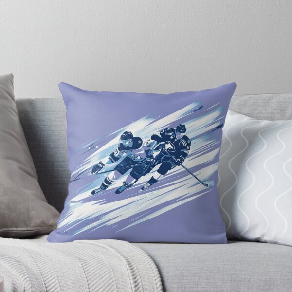 Item preview, Two Hockey Players Battle on Ice - Sports Action Art. designed and sold by LunaPrintCo.