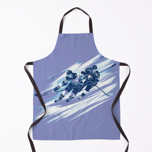 Item preview, Two Hockey Players Battle on Ice - Sports Action Art. designed and sold by LunaPrintCo.