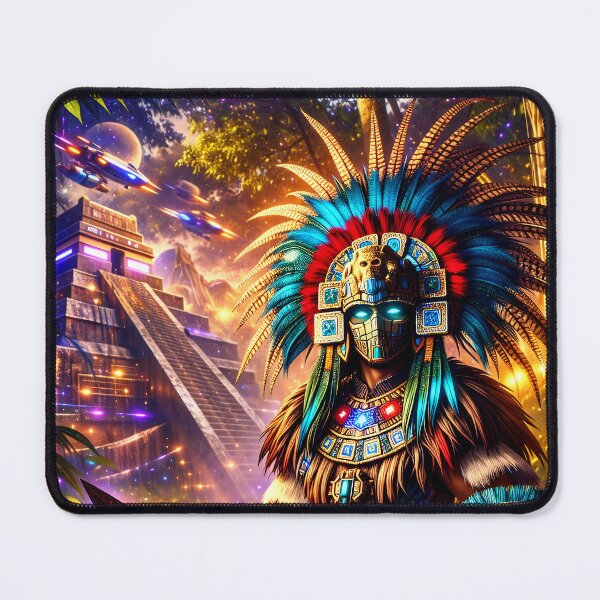 Item preview, Mayan Warrior – Futuristic Art designed and sold by EASNFTCOL.