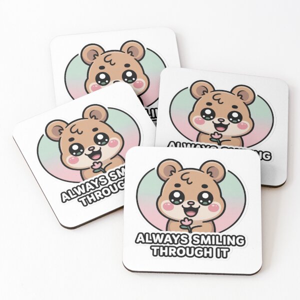 Item preview, Always Smiling Through It - Cute Chibi Quokka Kawaii Sticker designed and sold by Ashley critters.