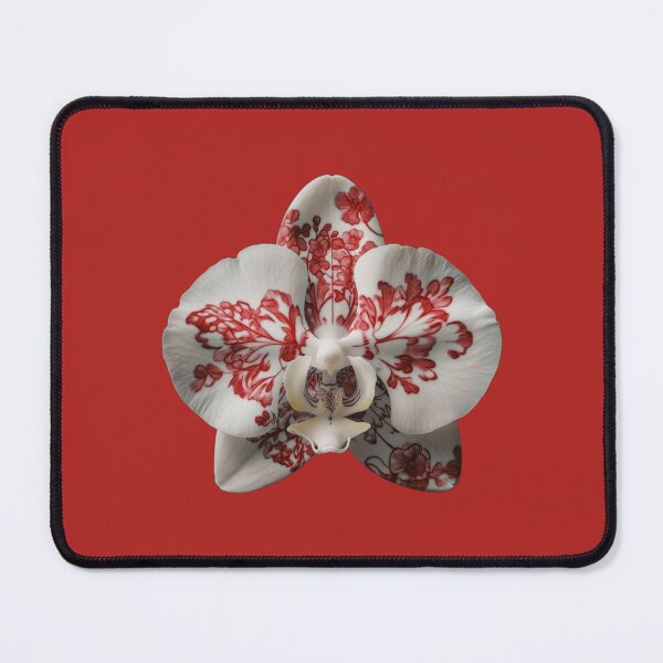 Item preview, Red and White Painted Orchid designed and sold by destelloacido.