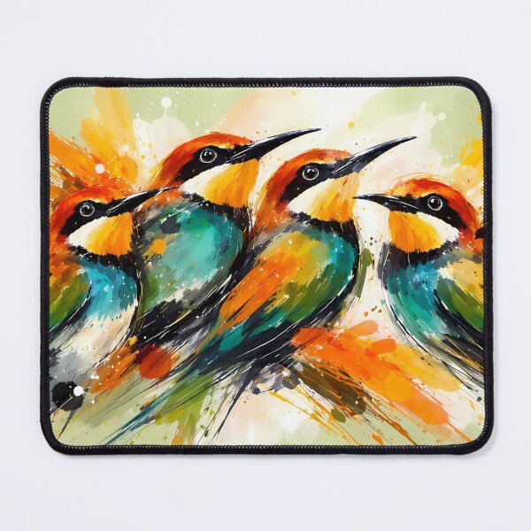 Item preview, Colorful Birds on a Branch designed and sold by cuprum.