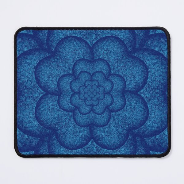 Item preview, "Lazurite" flower made of blue stone hearts designed and sold by Cherevan.