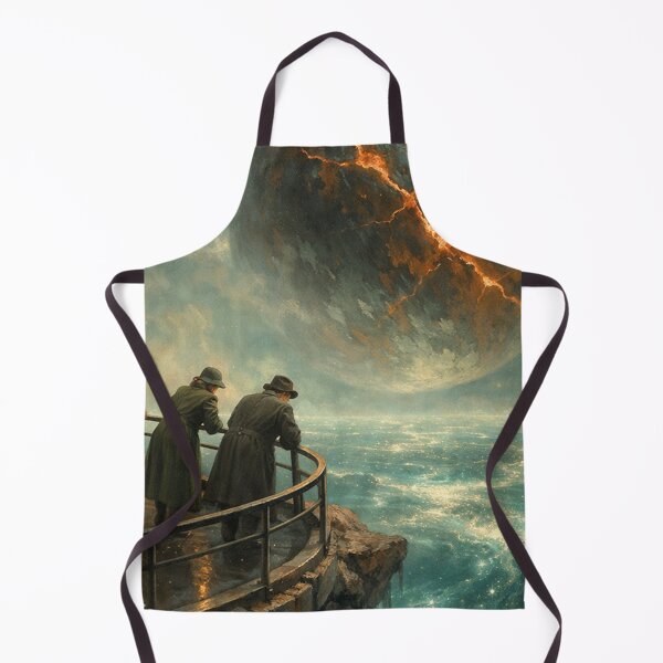 Item preview, Cracked Planet Over Stormy Ocean Cliff designed and sold by SassyArtistry.