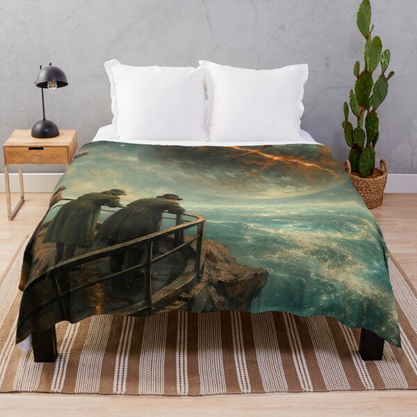 Item preview, Cracked Planet Over Stormy Ocean Cliff designed and sold by SassyArtistry.