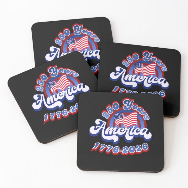 Item preview,    America 250 Years (Retro Flag) designed and sold by Tripp Art Studio.