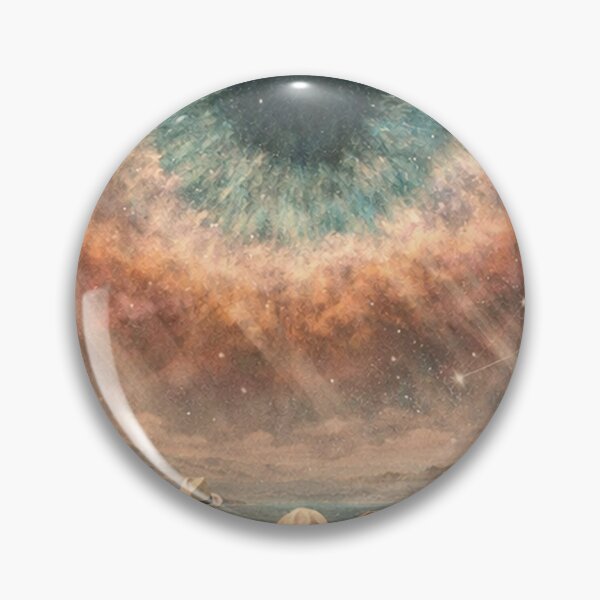 Item preview, Giant Cosmic Eye Over Desert Landscape designed and sold by SassyArtistry.