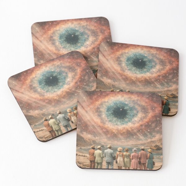 Item preview, Giant Cosmic Eye Over Desert Landscape designed and sold by SassyArtistry.
