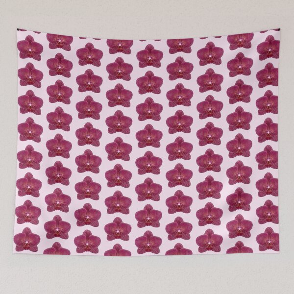 Item preview, purple pink orchid flower sticker  designed and sold by inainart.