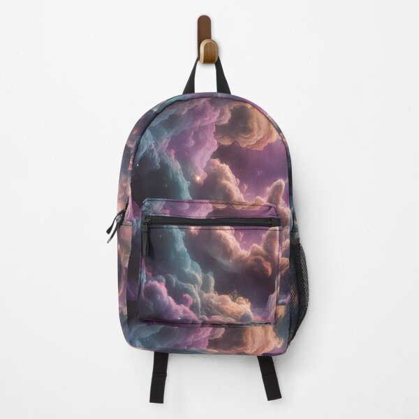 Item preview, Dreamy Cosmic Clouds Celestial Sky Purple Pink Teal Nebula Art designed and sold by ViviNyks.