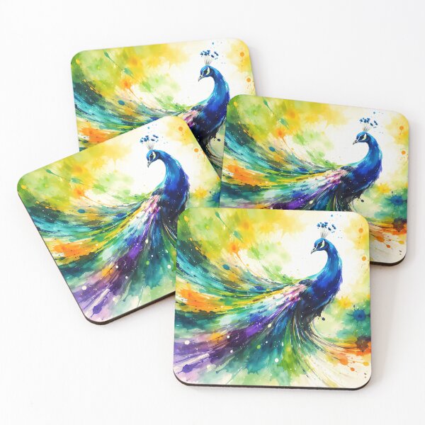 Item preview, Vibrant Peacock Splendor designed and sold by cuprum.