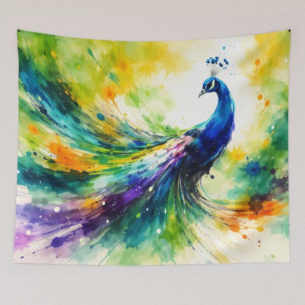 Item preview, Vibrant Peacock Splendor designed and sold by cuprum.