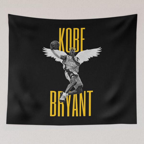 Item preview, Kobe Bryant With Halo Wings And Large Text. designed and sold by dailyyusuke.