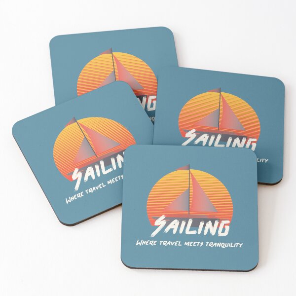Item preview, Sailing: Where Travel Meets Tranquility Graphic designed and sold by Bold & Brewed.