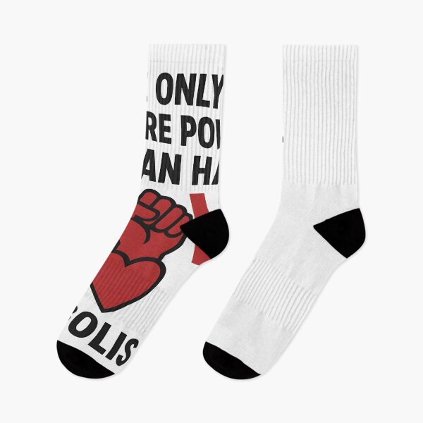 Item preview, The Only Thing More Powerful Than Hate Is Love ABOLISH ICE  designed and sold by Uglyandcute.