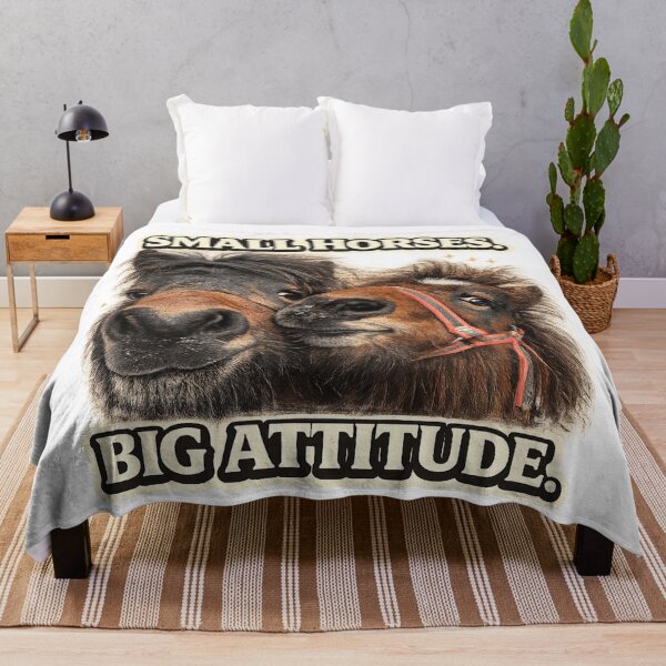 Item preview, Small Horses Big Attitude Funny Pony Shirt designed and sold by AstravibeX.