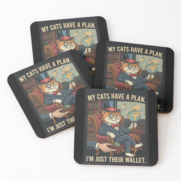 Item preview, My Cats Have a Plan Tycoon Cat Globe Art designed and sold by Dariusz.K.
