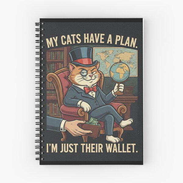 Item preview, My Cats Have a Plan Tycoon Cat Globe Art designed and sold by Dariusz.K.