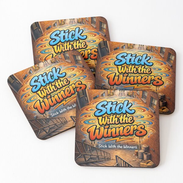 Item preview, Stick With The Winners Recovery Art designed and sold by Recovery4Life.
