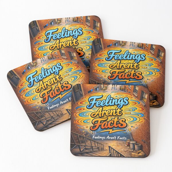 Item preview, Facts Aren't Feelings Recovery Art  designed and sold by Recovery4Life.