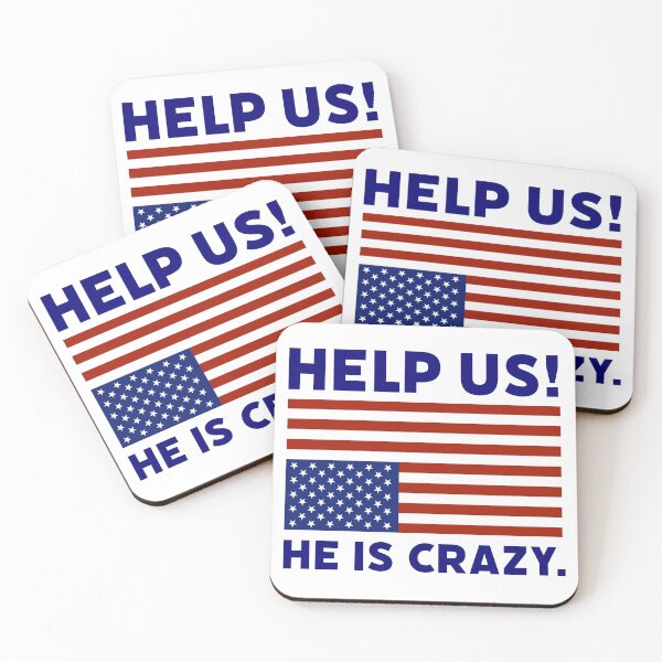 Item preview, Help us! He is crazy.  designed and sold by Rachel the Artist .
