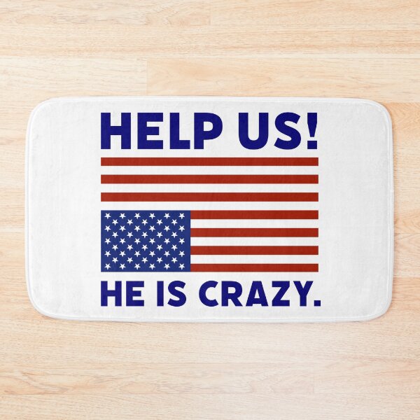 Item preview, Help us! He is crazy.  designed and sold by Rachel the Artist .