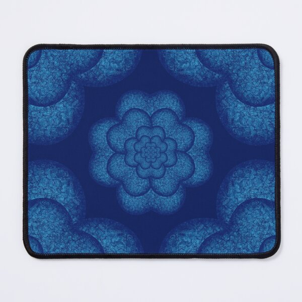 Item preview, Pattern "Lazurite" flower made of blue stone hearts designed and sold by Cherevan.