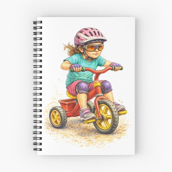 Item preview, Children ready to ride the big hill designed and sold by Art Class.