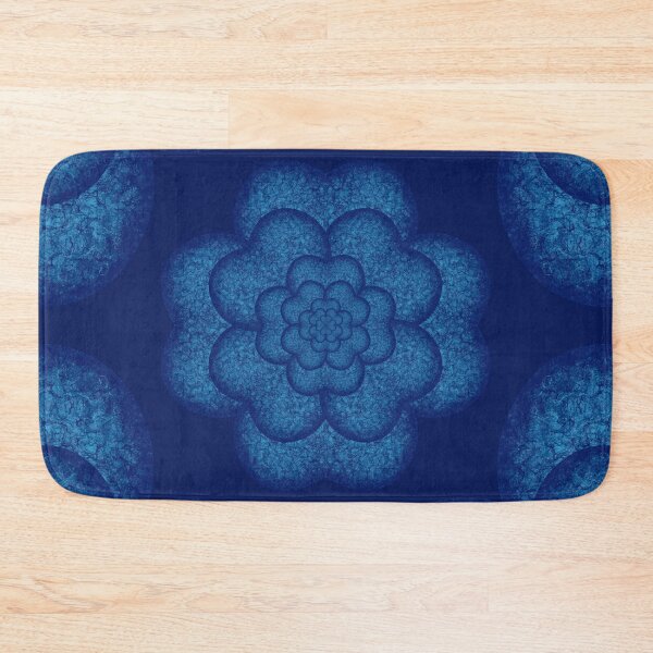 Item preview, Pattern "Lazurite" flower made of blue stone hearts designed and sold by Cherevan.