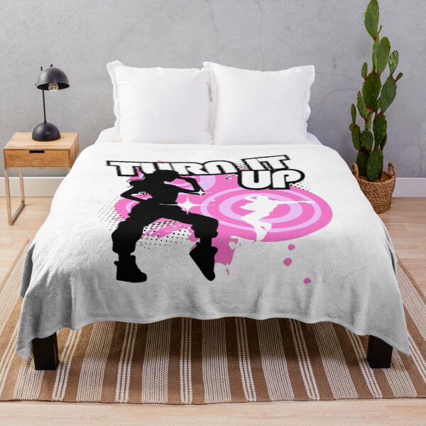 Item preview, TURN IT UP - Pink with black and white hip hop silhouettes - Frutiger Metro Pop Movement designed and sold by Pics'Elle Creations.
