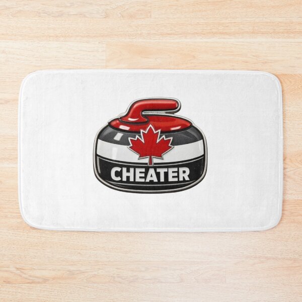 Item preview, Cheater Curling Stone – Olympic Double Touch Scandal designed and sold by amuseXpress.