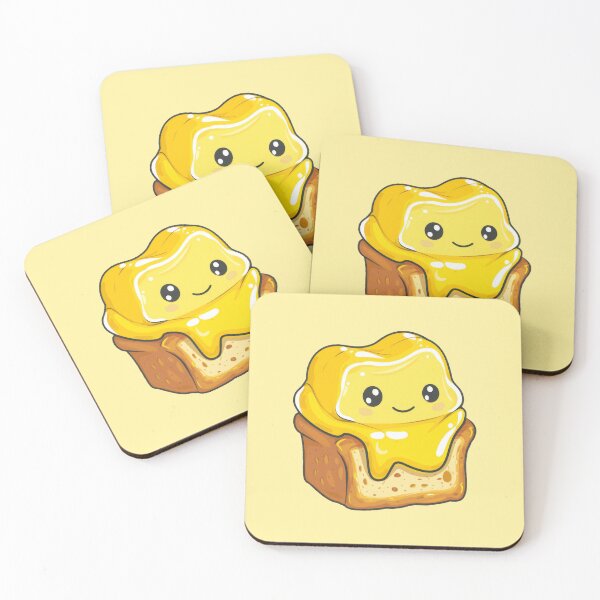 Item preview, Kawaii Butter Melting on a Dessert designed and sold by Bubble Cats.