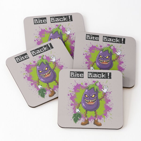 Item preview, Evil Eggplant - Vintage Monster Cartoon Style designed and sold by MBBialyPiksel.