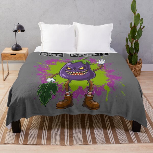 Item preview, Evil Eggplant - Vintage Monster Cartoon Style designed and sold by MBBialyPiksel.