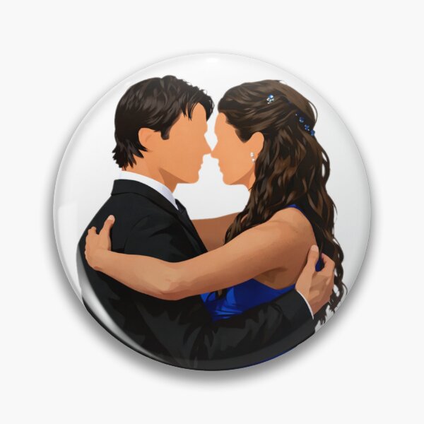 Item preview, Damon Salvatore and Elena Gilbert designed and sold by spidercolapinto.
