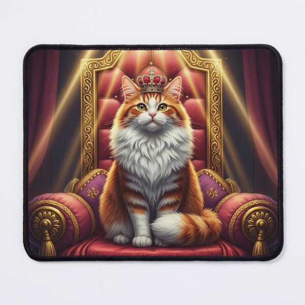 Item preview, King Of My Own World Cat designed and sold by PetJoyPrintsCO.