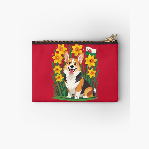 Item preview, Cute Corgi Dog Amongst Daffodils Supporting Wales designed and sold by taiche.