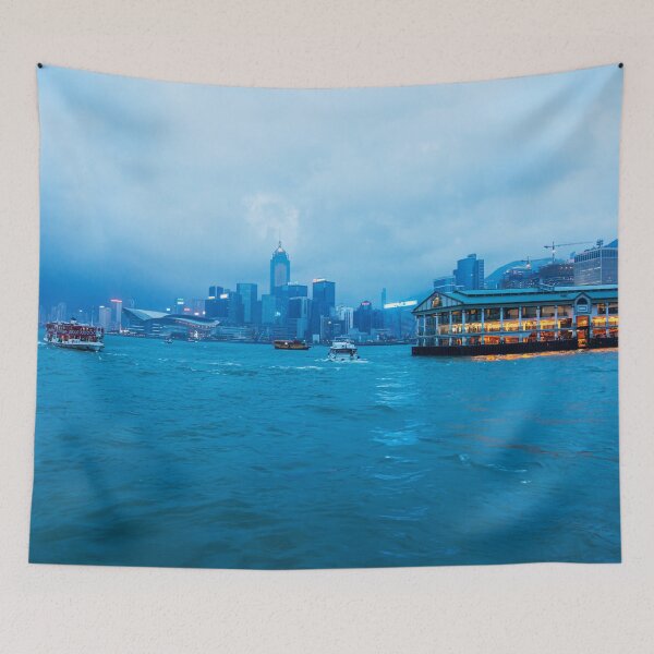Item preview, Hong Kong Victoria Harbour at Twilight designed and sold by Paul Thompson Photography.