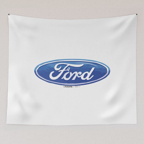 Item preview, Hand Drawn Ford Badge designed and sold by DrawnByMatt.