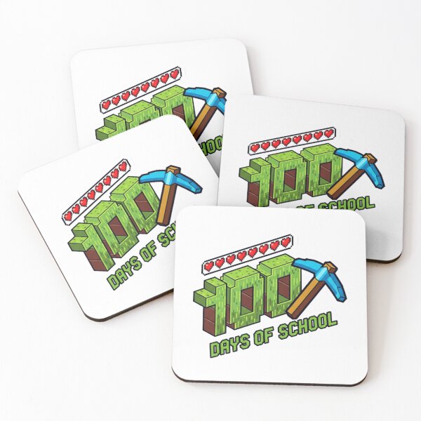 Item preview, 100 Days of School Gamer Pixel Block Design designed and sold by Amazing Graphics.