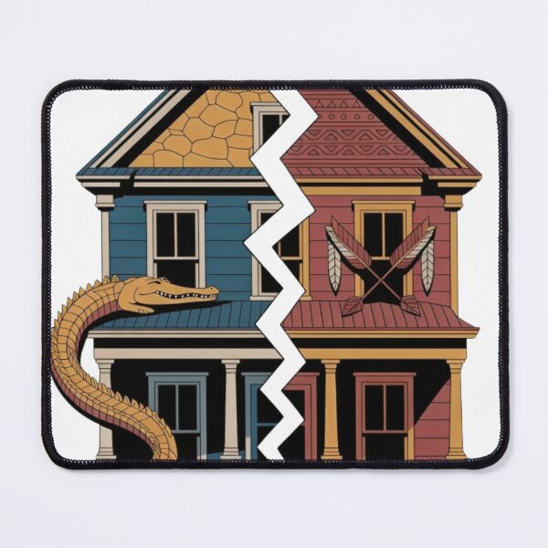 Item preview, House Divided | Florida Gators vs FSU Seminoles Split Home Art designed and sold by designsdetour.